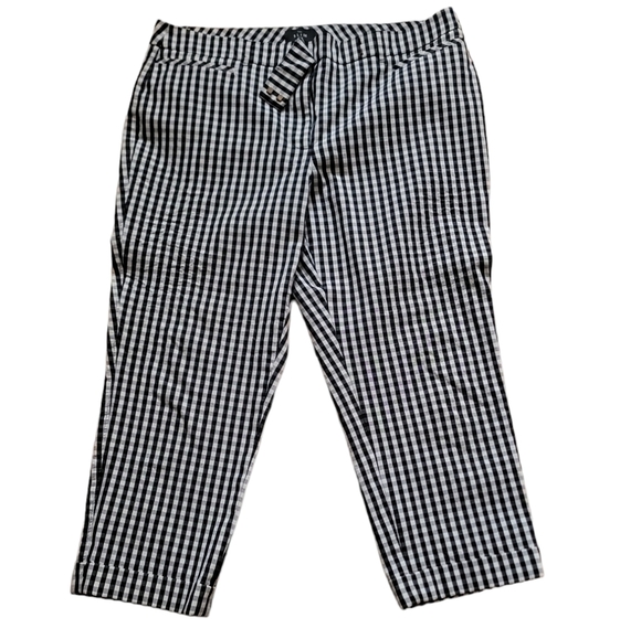 White House Black Market Pants - COPY - WHBM | Checkered Pants | Color: Blk, White | Size: 14